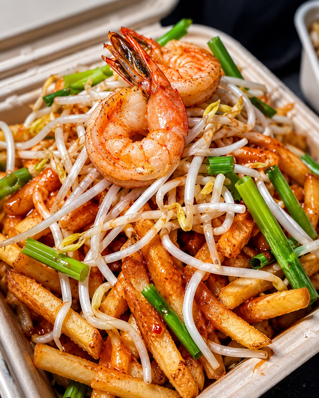 Shrimp Pad Thai Fries.
